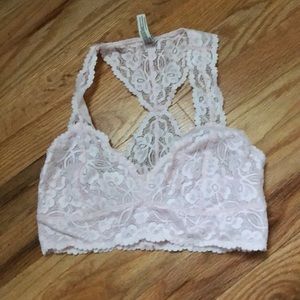 Pink Lace Bralette
